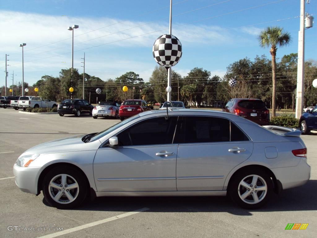 2003 Accord EX-L Sedan - Satin Silver Metallic / Black photo #2