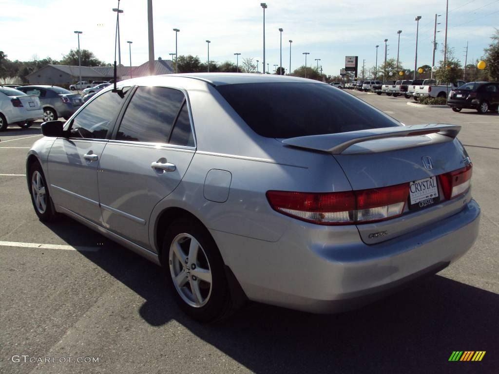 2003 Accord EX-L Sedan - Satin Silver Metallic / Black photo #3