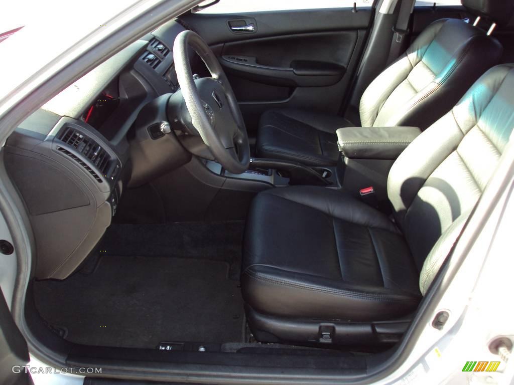 2003 Accord EX-L Sedan - Satin Silver Metallic / Black photo #4