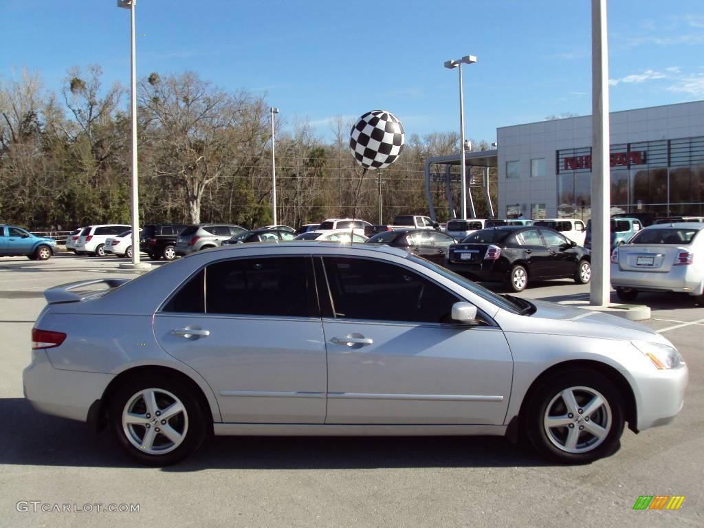 2003 Accord EX-L Sedan - Satin Silver Metallic / Black photo #9