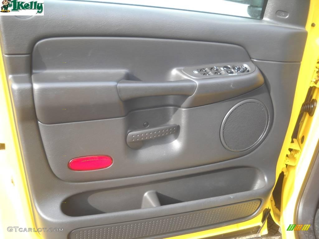 2005 Ram 1500 SLT Quad Cab 4x4 - Solar Yellow / Dark Slate Gray photo #8