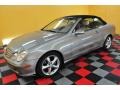 Diamond Silver Metallic - CLK 320 Cabriolet Photo No. 8