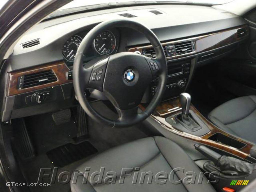 2007 3 Series 328i Sedan - Black Sapphire Metallic / Black photo #12