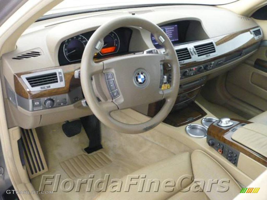 2003 7 Series 745Li Sedan - Kalahari Beige Metallic / Dark Beige/Beige III photo #11