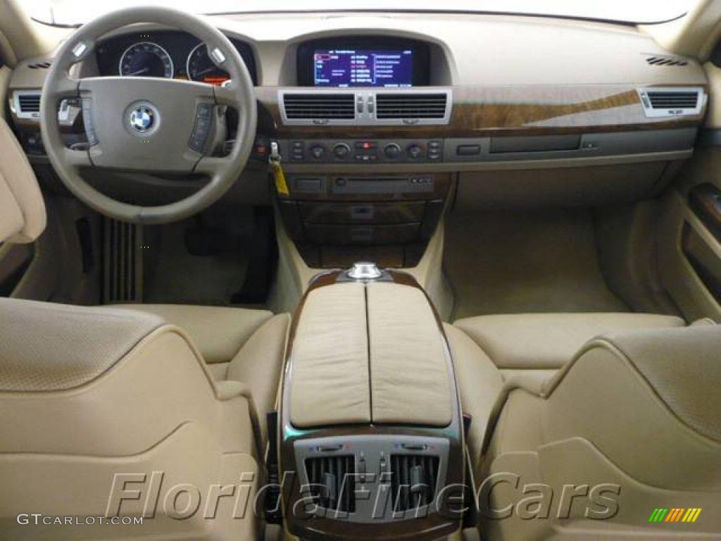 2003 7 Series 745Li Sedan - Kalahari Beige Metallic / Dark Beige/Beige III photo #14