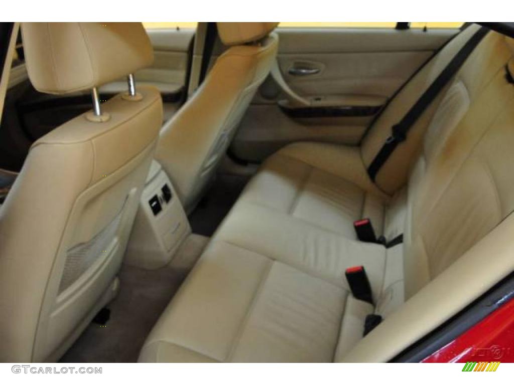 2007 3 Series 335i Sedan - Crimson Red / Beige photo #9