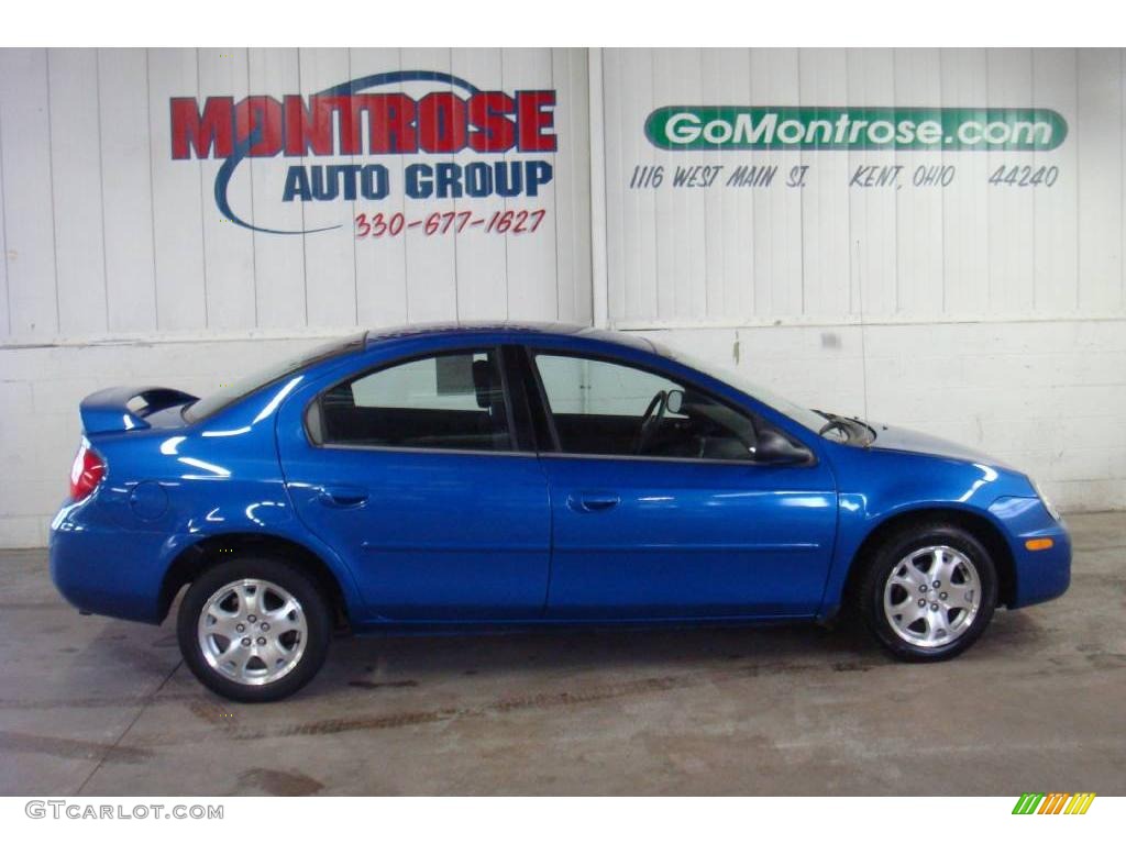 2004 Neon SXT - Electric Blue Pearlcoat / Dark Slate Gray photo #1