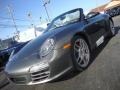 2010 Meteor Grey Metallic Porsche 911 Carrera 4S Cabriolet  photo #2