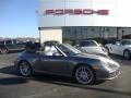 2010 Meteor Grey Metallic Porsche 911 Carrera 4S Cabriolet  photo #5