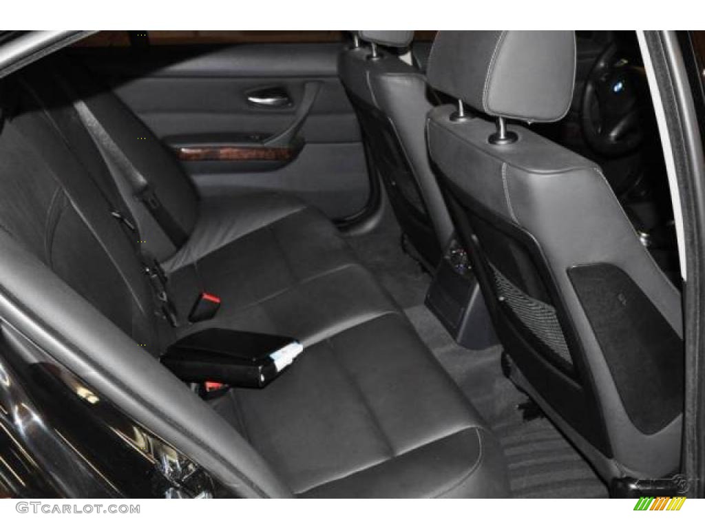 2009 3 Series 335xi Sedan - Black Sapphire Metallic / Black photo #13
