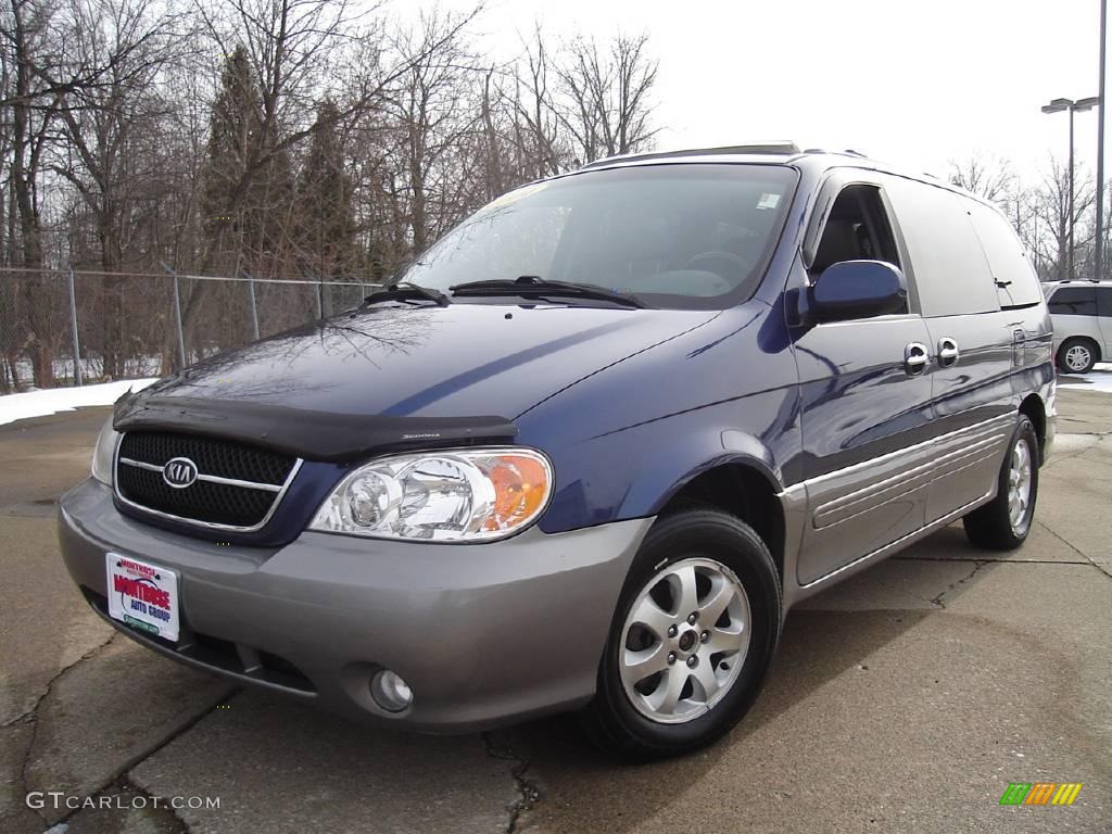 Imperial Blue Kia Sedona