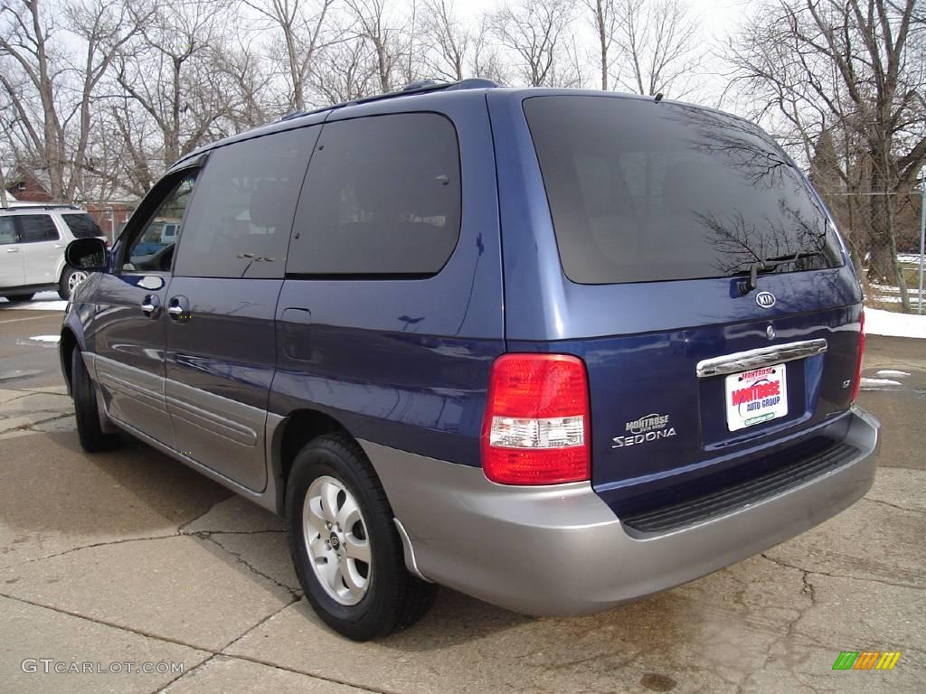 2004 Sedona EX - Imperial Blue / Gray photo #3