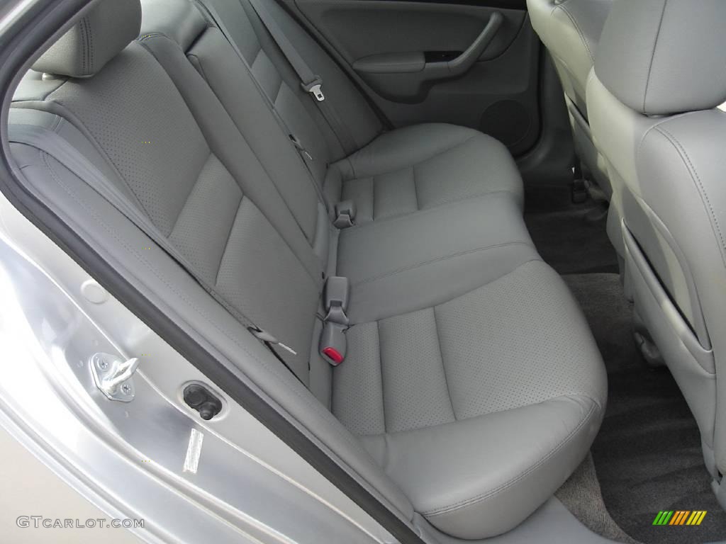 2008 TSX Sedan - Alabaster Silver Metallic / Quartz Gray photo #15