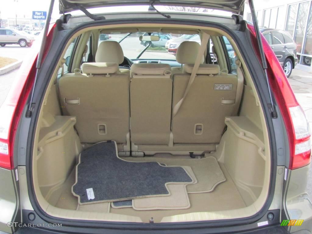 2008 CR-V LX 4WD - Green Tea Metallic / Ivory photo #13