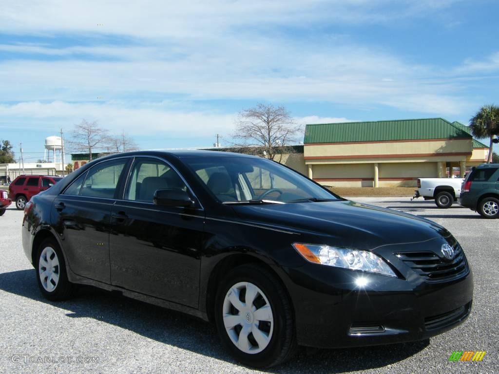 2009 Camry LE - Black / Bisque photo #7