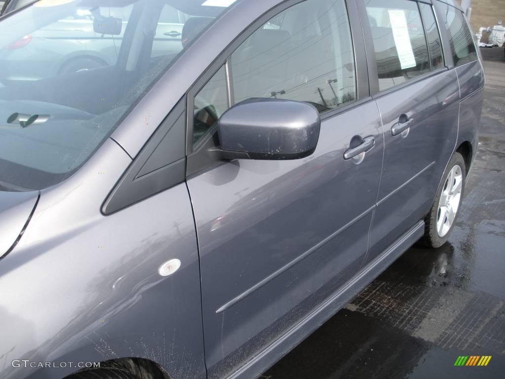 2007 MAZDA5 Sport - Galaxy Gray Mica / Espresso Brown photo #8