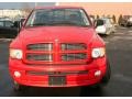 2005 Flame Red Dodge Ram 1500 SLT Quad Cab 4x4  photo #2