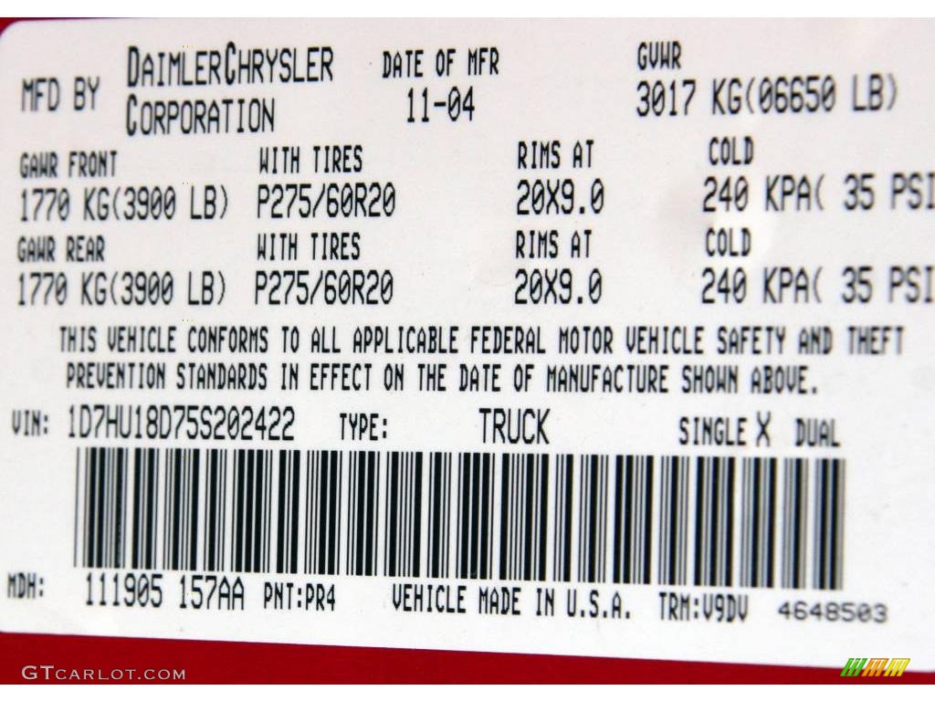 2005 Ram 1500 SLT Quad Cab 4x4 - Flame Red / Dark Slate Gray photo #18