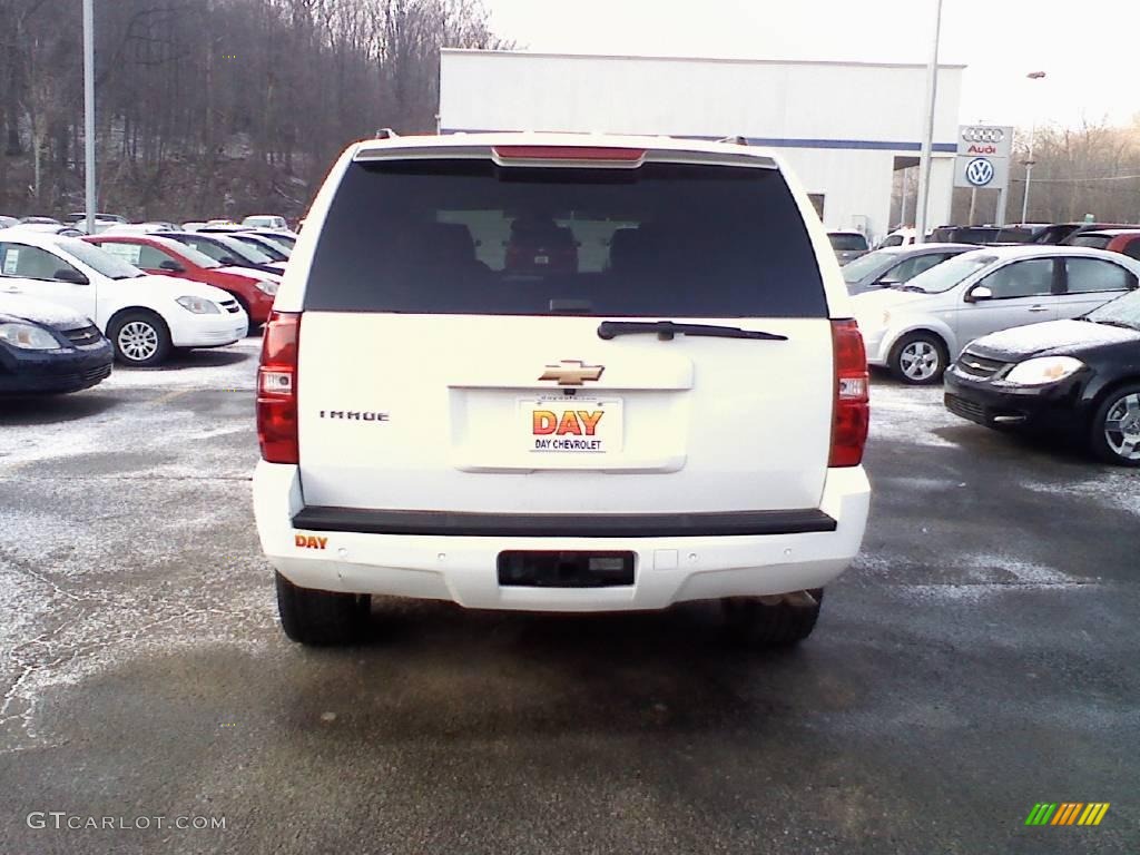 2007 Tahoe LT 4x4 - Summit White / Light Cashmere/Ebony photo #5