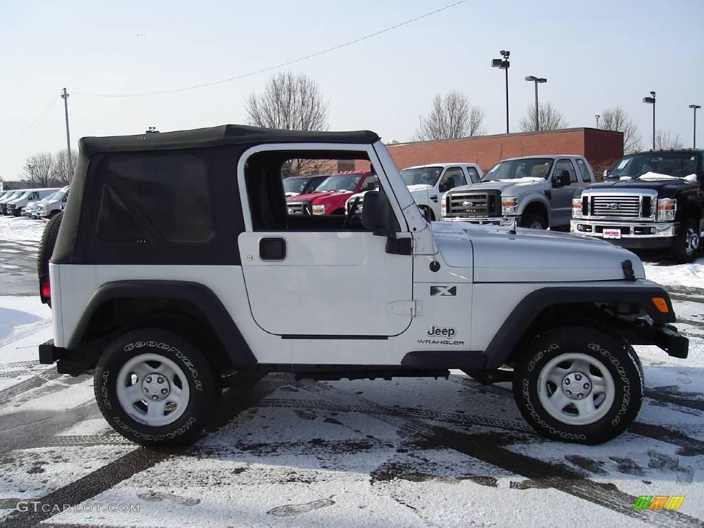 2006 Wrangler X 4x4 - Bright Silver Metallic / Dark Slate Gray photo #6