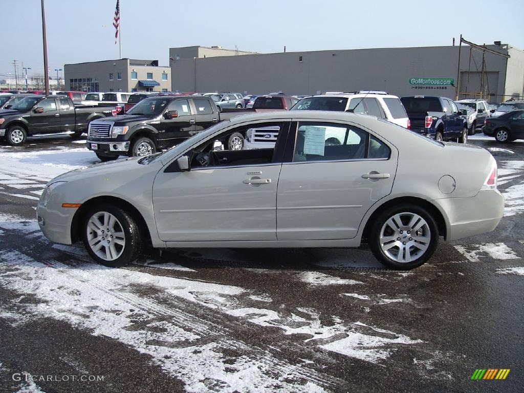 2008 Fusion SEL V6 - Light Sage Metallic / Medium Light Stone photo #2