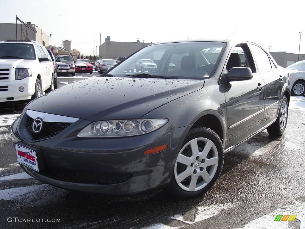 2005 MAZDA6 i Sedan - Steel Gray Metallic / Black photo #1