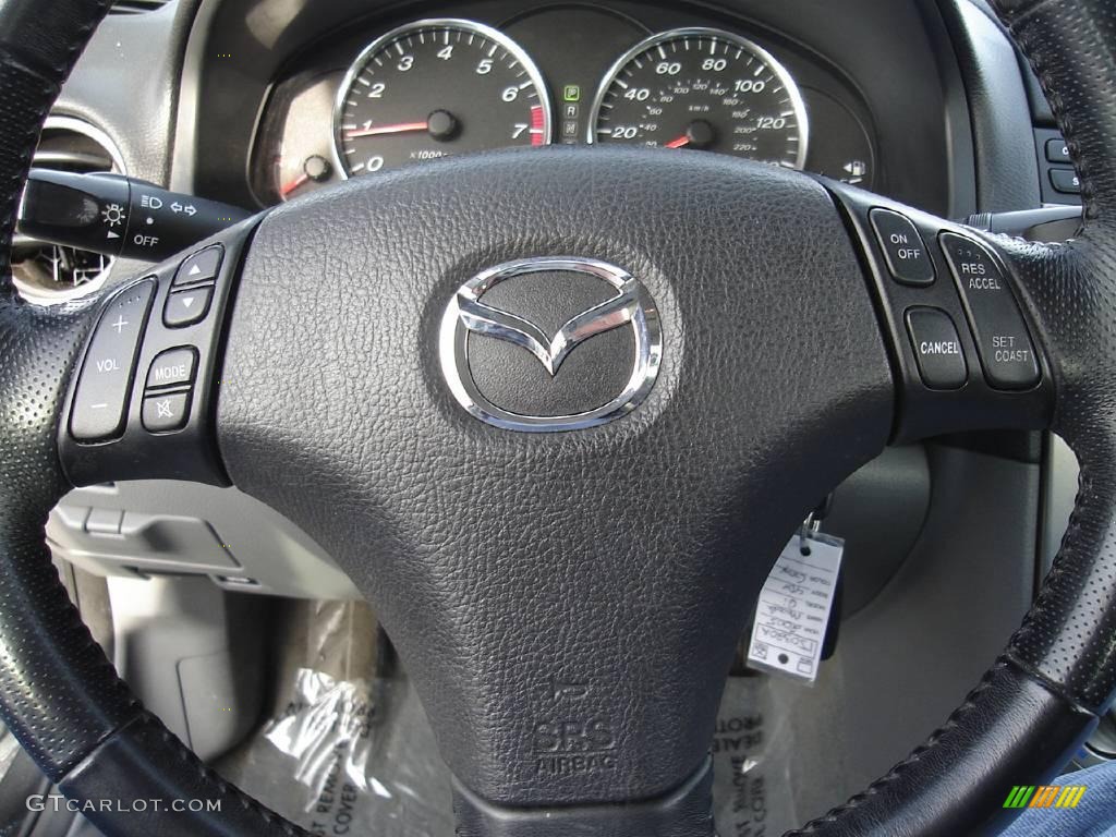 2005 MAZDA6 i Sedan - Steel Gray Metallic / Black photo #25