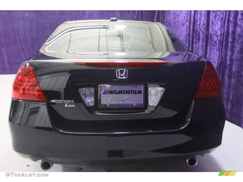 2006 Accord EX-L V6 Sedan - Nighthawk Black Pearl / Ivory photo #4