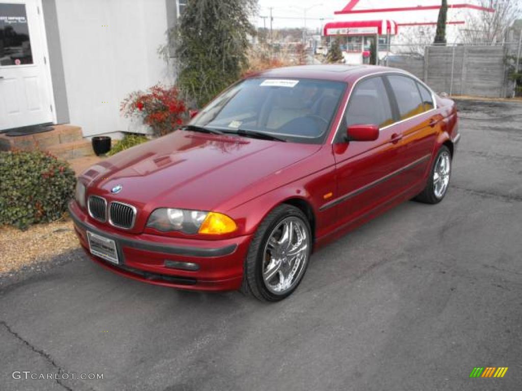 1999 3 Series 328i Sedan - Siena Red Metallic / Sand photo #1