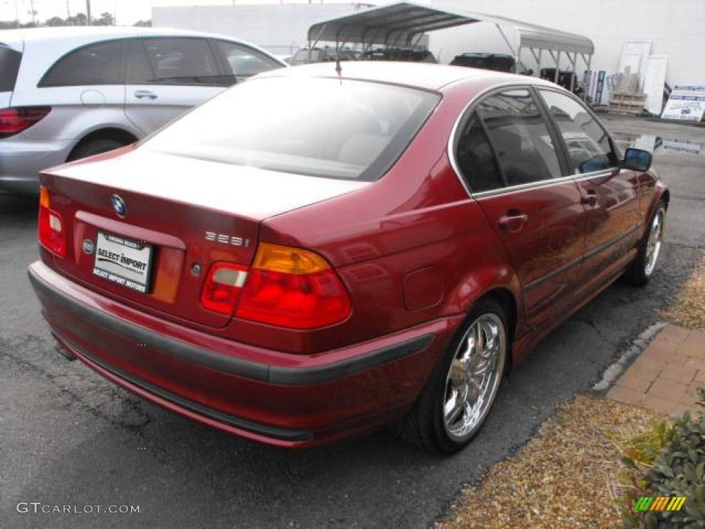 1999 3 Series 328i Sedan - Siena Red Metallic / Sand photo #5