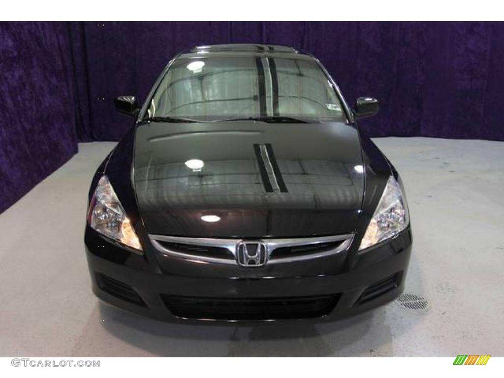 2006 Accord EX-L V6 Sedan - Nighthawk Black Pearl / Ivory photo #42