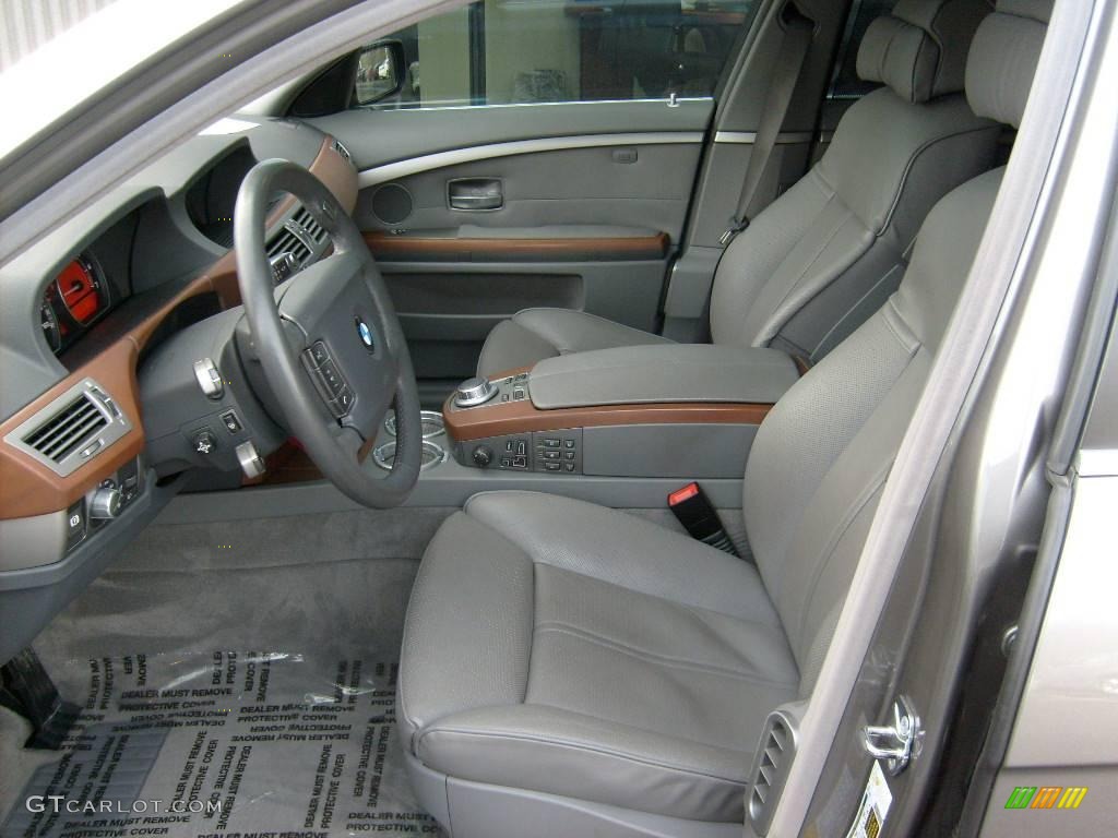 2007 7 Series 750Li Sedan - Titanium Grey Metallic / Flannel Grey photo #9