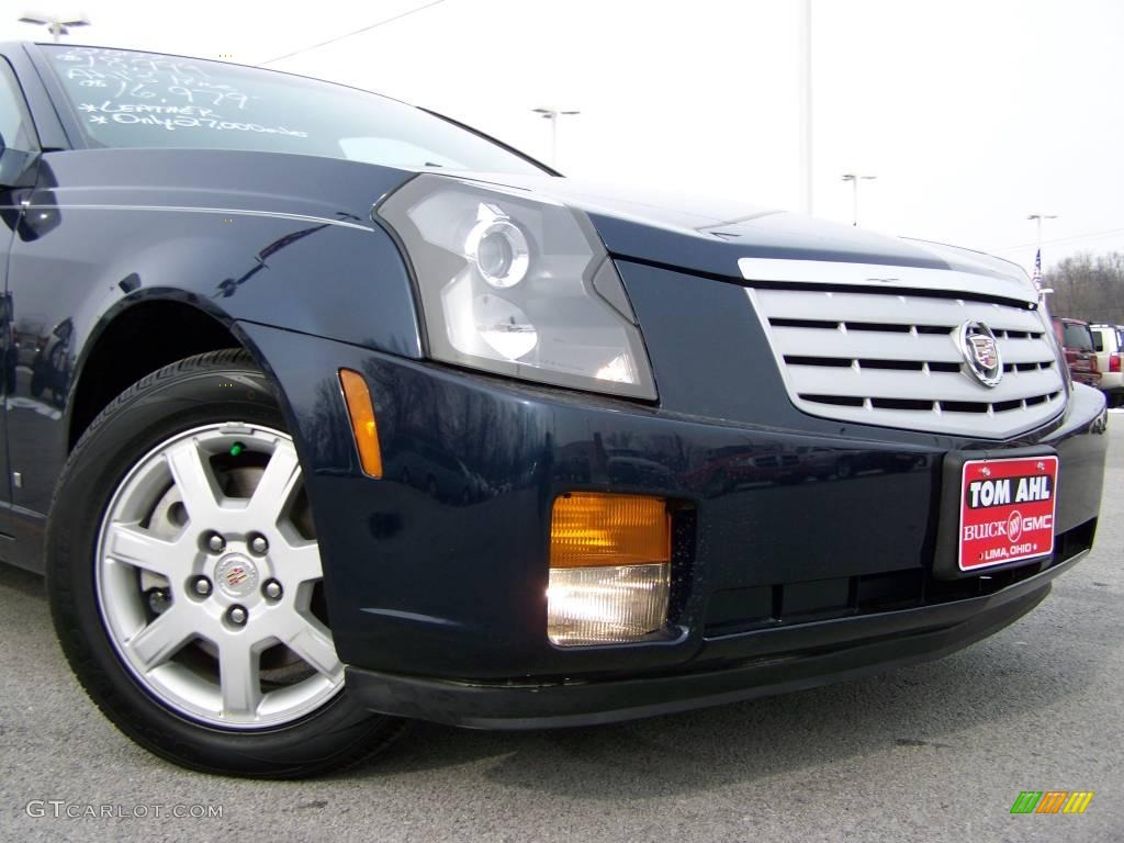 2007 CTS Sedan - Blue Chip / Light Gray/Ebony photo #2