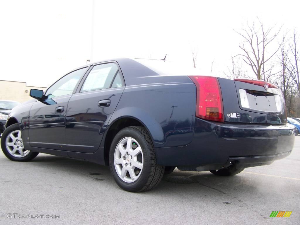 2007 CTS Sedan - Blue Chip / Light Gray/Ebony photo #4