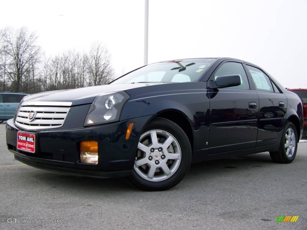 2007 CTS Sedan - Blue Chip / Light Gray/Ebony photo #5