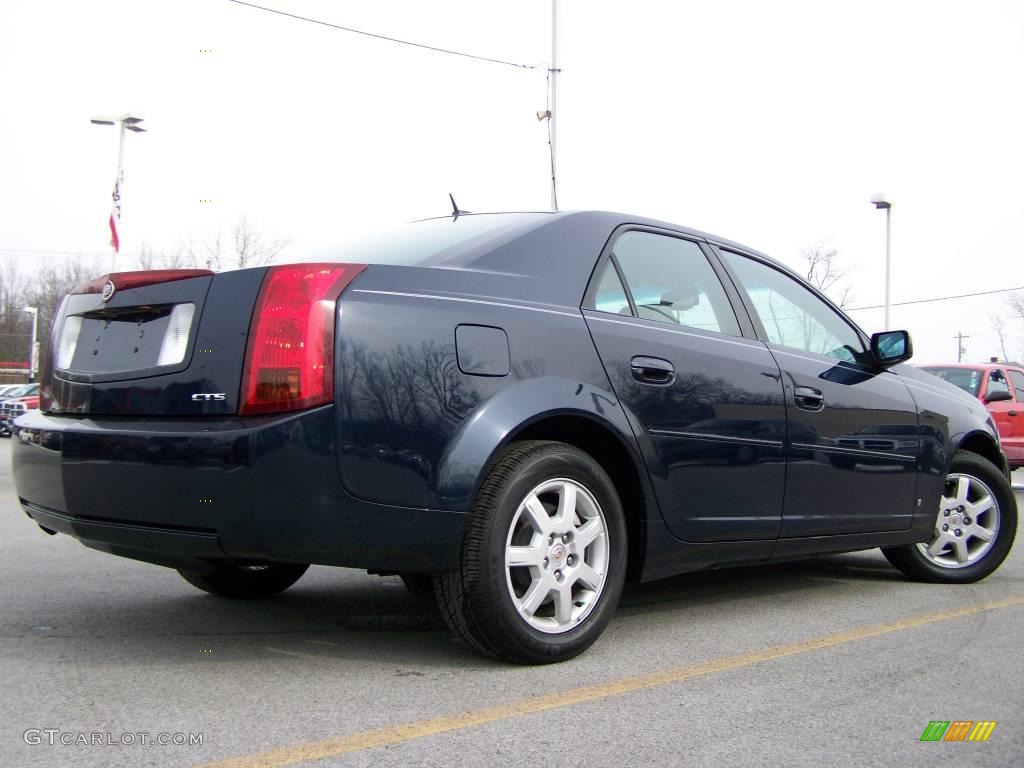 2007 CTS Sedan - Blue Chip / Light Gray/Ebony photo #7