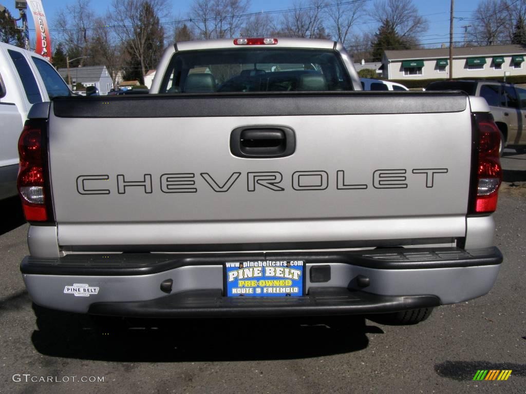 2005 Silverado 1500 LS Regular Cab - Silver Birch Metallic / Dark Charcoal photo #5