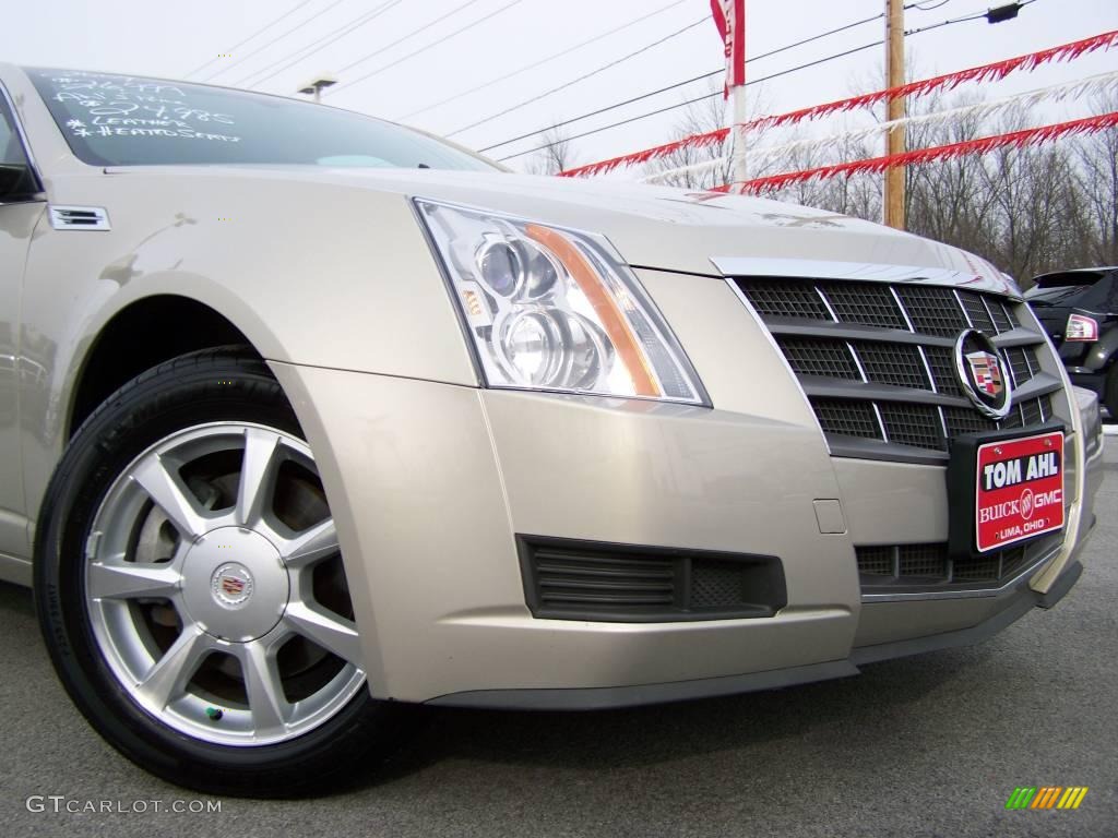 2009 CTS Sedan - Gold Mist / Cashmere/Cocoa photo #2