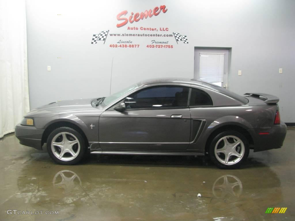 2003 Mustang V6 Coupe - Dark Shadow Grey Metallic / Medium Graphite photo #2