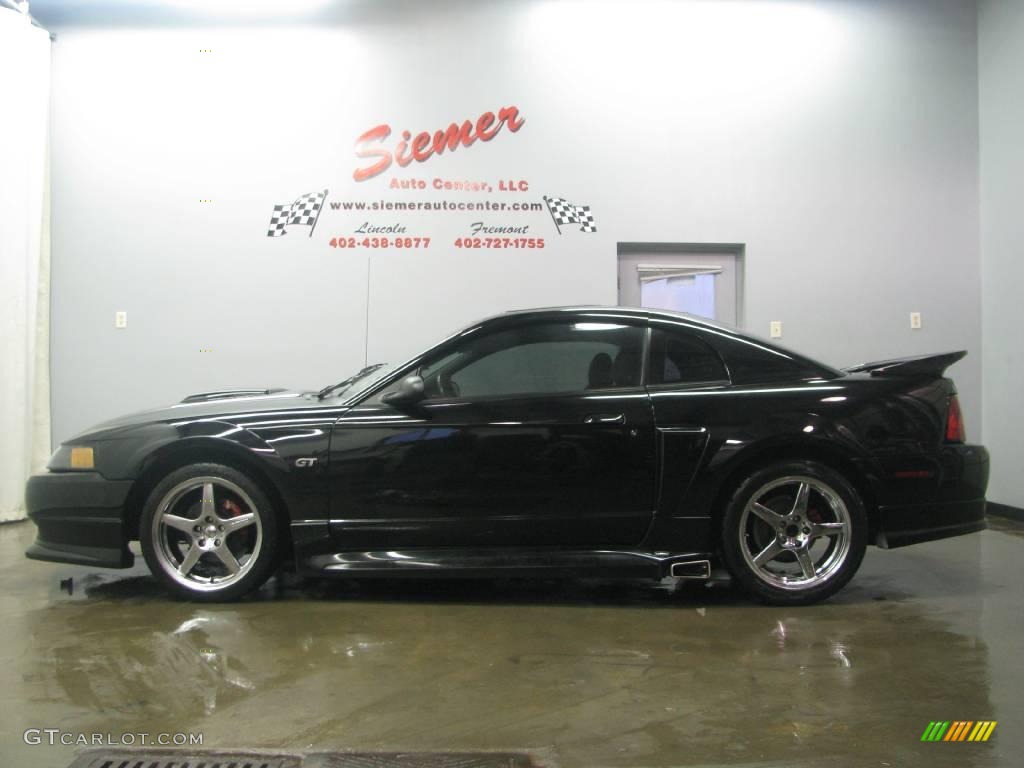 2001 Mustang Roush Stage 1 Coupe - Black / Dark Charcoal photo #1
