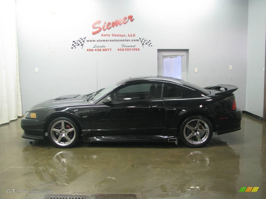 2001 Mustang Roush Stage 1 Coupe - Black / Dark Charcoal photo #2
