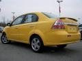 2009 Summer Yellow Chevrolet Aveo LT Sedan  photo #4