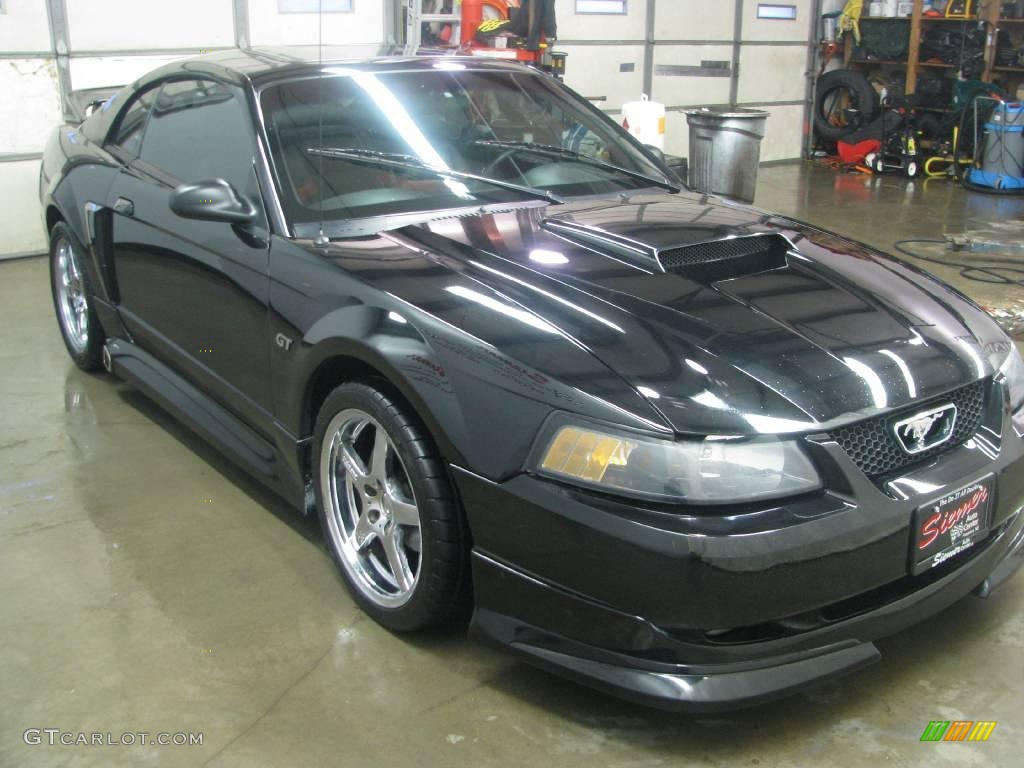 2001 Mustang Roush Stage 1 Coupe - Black / Dark Charcoal photo #28