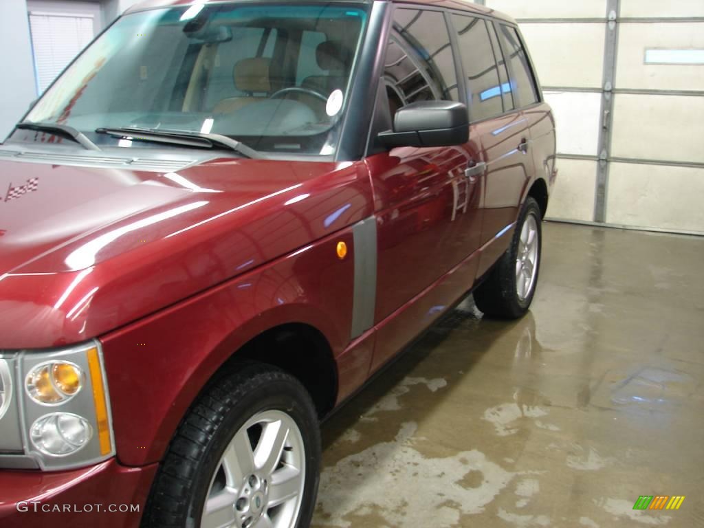 2005 Range Rover HSE - Alveston Red Mica / Sand/Jet photo #4