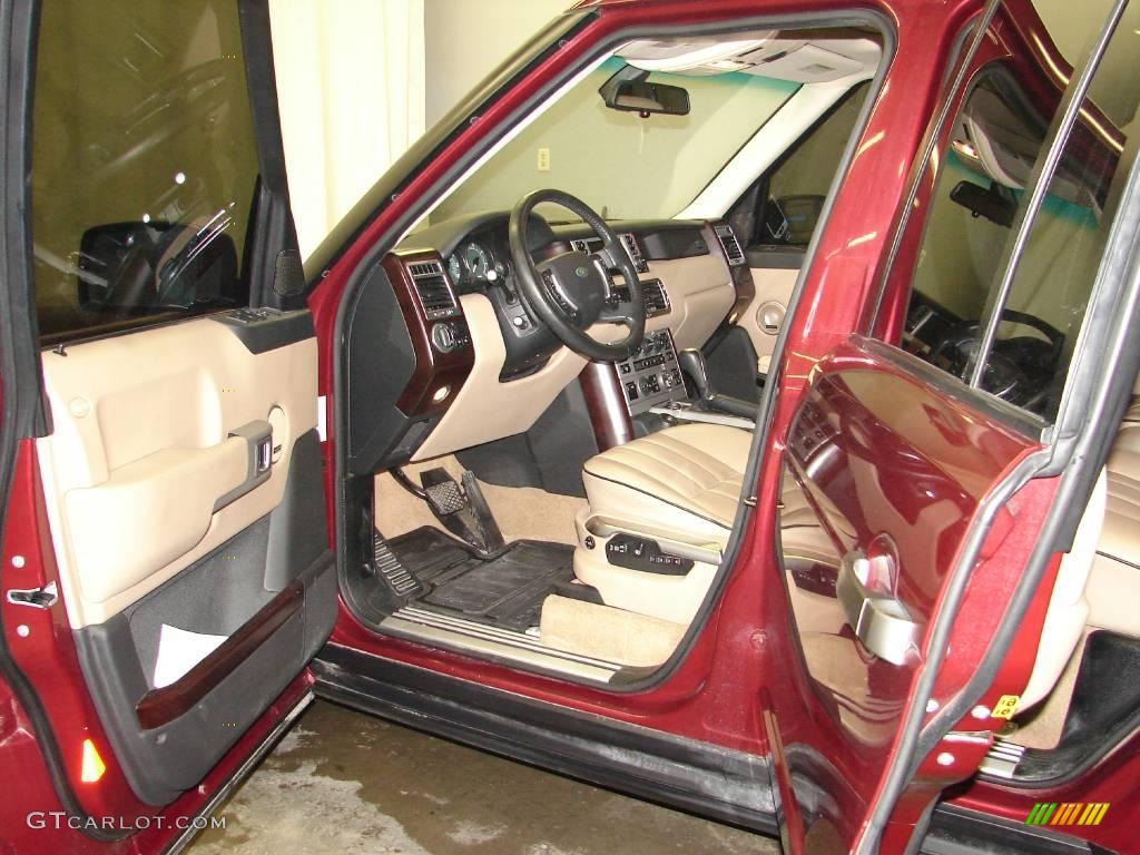 2005 Range Rover HSE - Alveston Red Mica / Sand/Jet photo #5