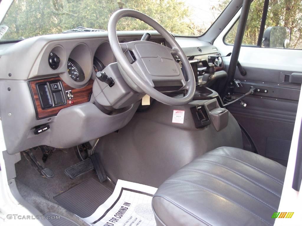 1997 Ram Van 3500 Shuttle Conversion - Bright White / Dark Slate Gray photo #28