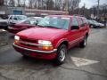 2001 Victory Red Chevrolet Blazer LS 4x4  photo #1