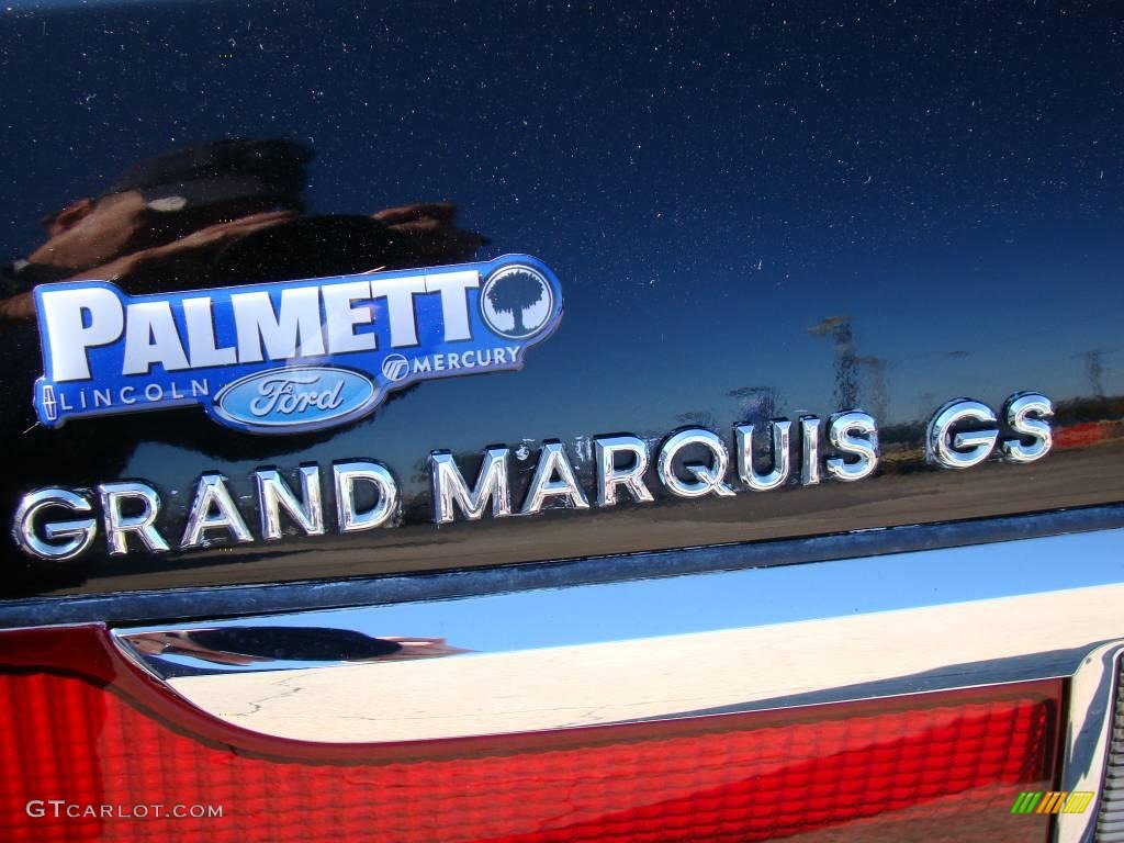 2004 Grand Marquis GS - Black Clearcoat / Dark Charcoal photo #34