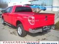 2010 Vermillion Red Ford F150 XLT SuperCab 4x4  photo #8