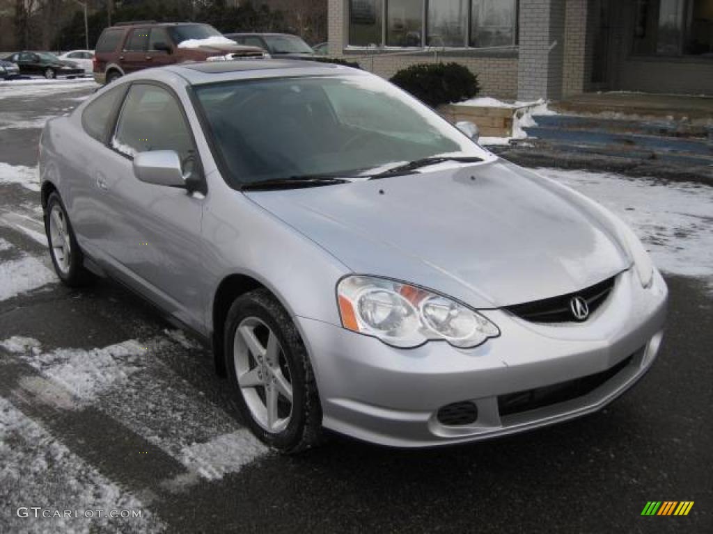 2002 RSX Sports Coupe - Satin Silver Metallic / Ebony Black photo #3